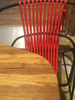 Red chair, 20 April 2016.