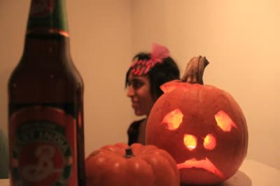 Halloween movie night, 18 October 2012.