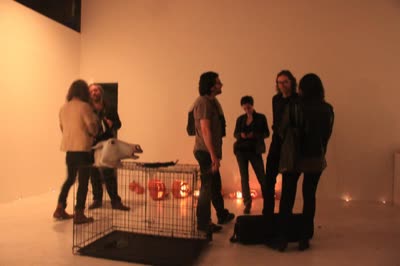 Halloween movie night, 18 October 2012.