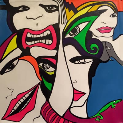 Painting by Camilo Hernandez Amaya, 2016.