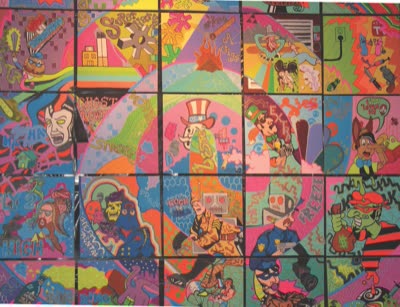 Quinn Corey, painted panels, 2008.