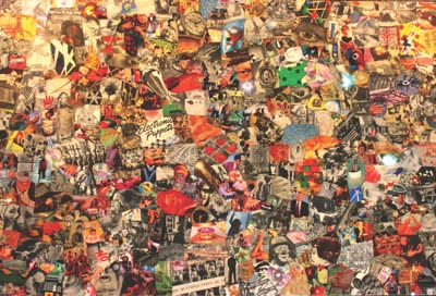Zane Claverie, cut-and-paste collage, 2008.