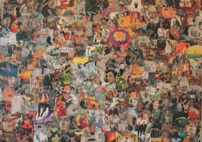 Zane Claverie, cut-and-paste collage, 2008.
