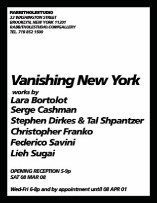 Postcard, back, March 2008.