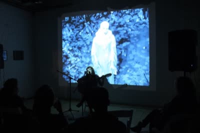 Clara Kennedy playing live, 18 April 2012.