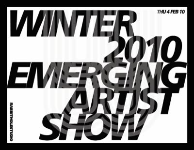 Exhibition card, front, 2010.
