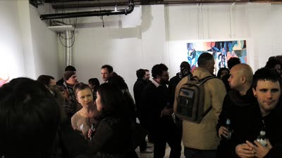 Opening reception, 4 February 2010.